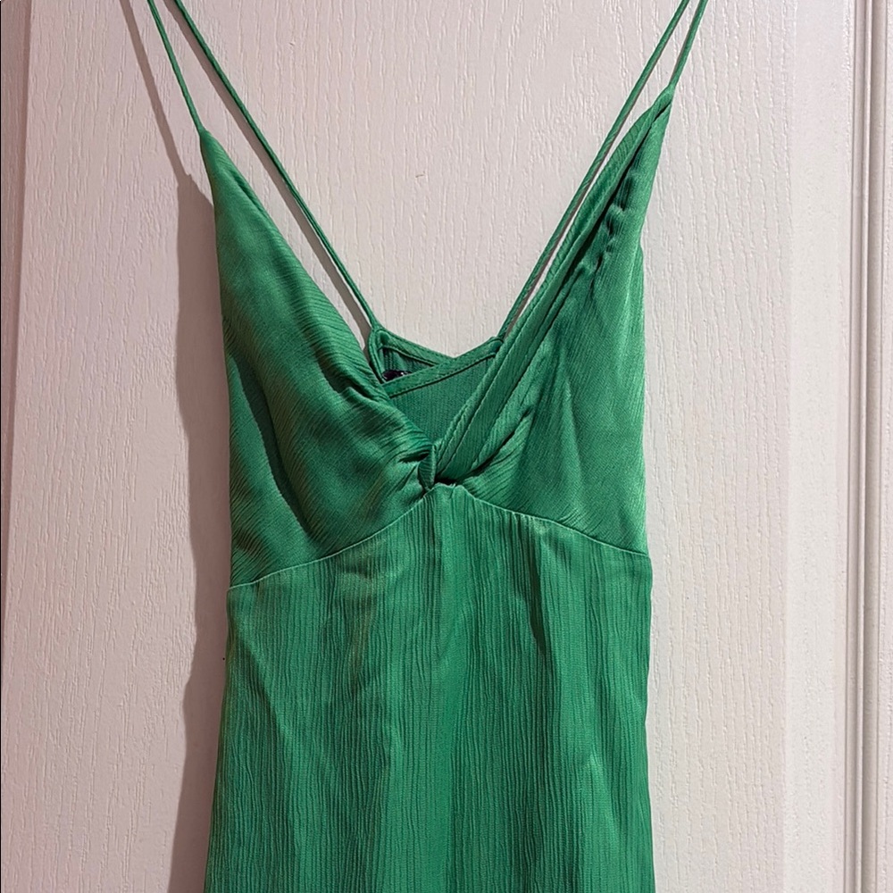 Midi green Zara dress